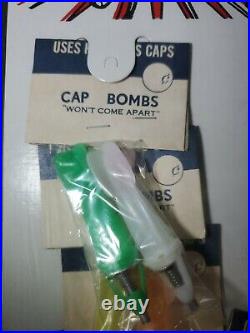 Vintage Cap Bombs Store Display Full Set Made in Hong Kong RARE