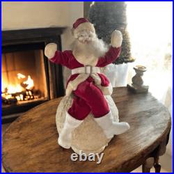 Vintage Christmas Harold Gale On Snowball Store Display Santa Rare HTF