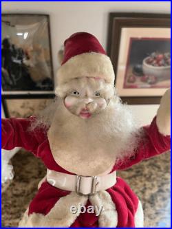 Vintage Christmas Harold Gale On Snowball Store Display Santa Rare HTF
