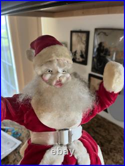 Vintage Christmas Harold Gale On Snowball Store Display Santa Rare HTF