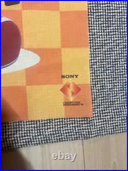 Vintage Crash Bandicoot Team Racing Promo Flag Banner Store Display Japan RARE