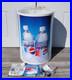 Vintage Crystal Pepsi Rolling Ice Chest Cooler Store Display Rare 1990's