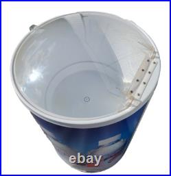 Vintage Crystal Pepsi Rolling Ice Chest Cooler Store Display Rare 1990's