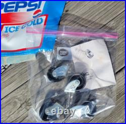 Vintage Crystal Pepsi Rolling Ice Chest Cooler Store Display Rare 1990's