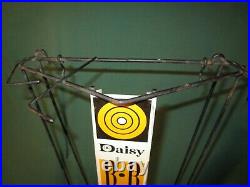 Vintage Daisy BB Guns Metal 29 Tall Store Display Rack with Target Logos Rare