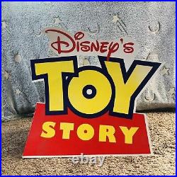 Vintage Disney Pixar Toy Story 1996 Video Store Cardboard Display RARE Big HTF