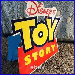 Vintage Disney Pixar Toy Story 1996 Video Store Cardboard Display RARE Big HTF