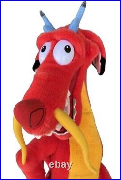 Vintage Disney Store Display Life Size Mushu Plush Dragon 50 Douglas Mulan Rare