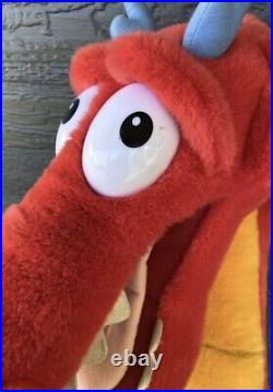 Vintage Disney Store Display Life Size Mushu Plush Dragon 50 Douglas Mulan Rare