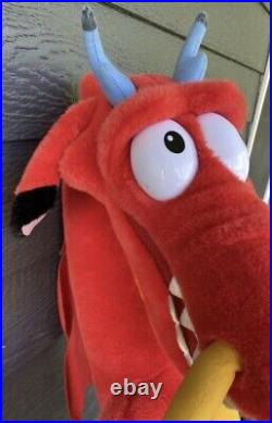 Vintage Disney Store Display Life Size Mushu Plush Dragon 50 Douglas Mulan Rare