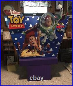 Vintage Disney Video Toy Story 3d Standee Toys R Us Store Display Rare