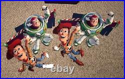 Vintage Disney Video Toy Story 3d Standee Toys R Us Store Display Rare