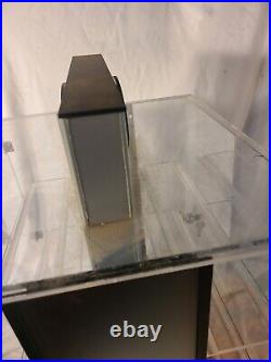 Vintage Double-Sided REEBOK COUNTERTOP SWIVEL DISPLAY CASE (RARE) with keys