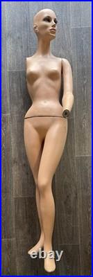 Vintage Female Mannequin 1972 Prisco Realistic Full Size Body Store Display Rare