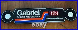 Vintage Gabriel Shock Absorbers Rare Store Display Clock Howard Jobber 4887