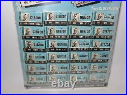 Vintage Gibson Double Edge Blades Store Display 24 BOXES RARE