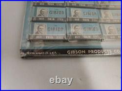 Vintage Gibson Double Edge Blades Store Display 24 BOXES RARE