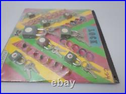 Vintage Gold Key Locks & Rings Store Display RARE NEW