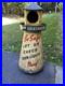 Vintage Guide Lighthouse Headlight Metal Store Display Cabinet On Wheels RARE