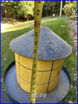 Vintage Guide Lighthouse Headlight Metal Store Display Cabinet On Wheels RARE