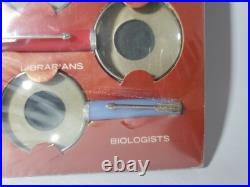 Vintage High Power Pocket Magnifiers Full Store Display Set RARE