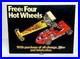 Vintage Hot Wheels 1978 Dealer Sign RARE STORE DISPLAY for Shell Stations