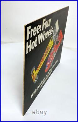 Vintage Hot Wheels 1978 Dealer Sign RARE STORE DISPLAY for Shell Stations
