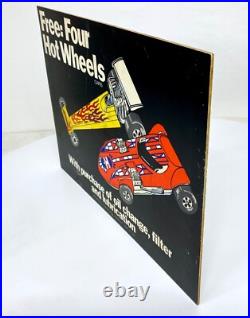 Vintage Hot Wheels 1978 Dealer Sign RARE STORE DISPLAY for Shell Stations
