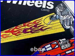 Vintage Hot Wheels 1978 Dealer Sign RARE STORE DISPLAY for Shell Stations