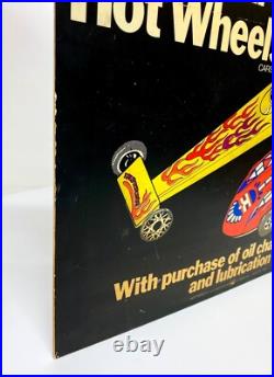 Vintage Hot Wheels 1978 Dealer Sign RARE STORE DISPLAY for Shell Stations