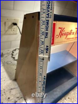 Vintage Kingston Watches Countertop Display Case Sign County Store Rare