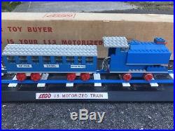 Vintage Lego 113 Motorized Train Display 1960s Bon Marche Store Display Rare