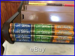 Vintage Lifesavers Store Counter-top Candy Display Rack Bakelite Rare Smaller Sz