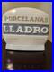 Vintage Lladro Porcelain Display Sign for Store Porcelanas Valenica Spain RARE
