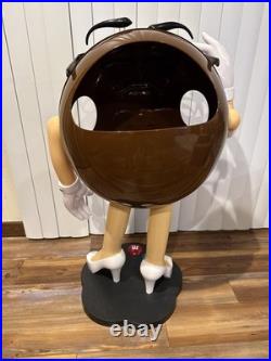 Vintage M&M Store Candy Display Character Brown Lady Rare Over 3 Feet Tall Vintage M&M Store Candy Display Character Brown Lady Rare Over 3 Feet Tall