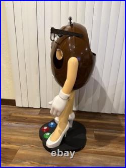 Vintage M&M Store Candy Display Character Brown Lady Rare Over 3 Feet Tall