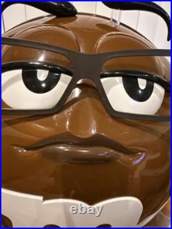 Vintage M&M Store Candy Display Character Brown Lady Rare Over 3 Feet Tall