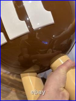 Vintage M&M Store Candy Display Character Brown Lady Rare Over 3 Feet Tall