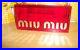 Vintage MIU MIU Red Lucite Store Display Sign EXTREMELY RARE Excellent