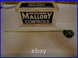 Vintage Mallory Controls Advertising Display RARE