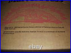 Vintage Marvel Rare Spider-man Comic Store Display Promo Box Huge 22 X 9 1983