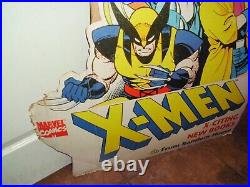 Vintage Marvel Rare X-men Comic Store Display Promo Standee Huge 5 Ft. Tall 1994