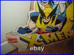 Vintage Marvel Rare X-men Comic Store Display Promo Standee Huge 5 Ft. Tall 1994