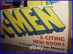 Vintage Marvel Rare X-men Comic Store Display Promo Standee Huge 5 Ft. Tall 1994