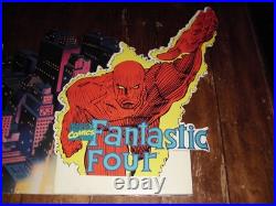Vintage Marvel Rare X-men Fantastic Four Toy Store Display Huge 4 Ft. Long 1994