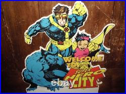 Vintage Marvel Rare X-men Fantastic Four Toy Store Display Huge 4 Ft. Long 1994