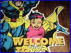 Vintage Marvel Rare X-men Fantastic Four Toy Store Display Huge 4 Ft. Long 1994