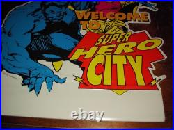 Vintage Marvel Rare X-men Fantastic Four Toy Store Display Huge 4 Ft. Long 1994