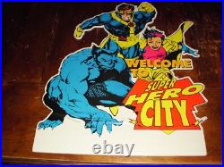 Vintage Marvel Rare X-men Fantastic Four Toy Store Display Huge 4 Ft. Long 1994