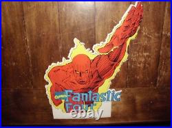 Vintage Marvel Rare X-men Fantastic Four Toy Store Display Huge 4 Ft. Long 1994